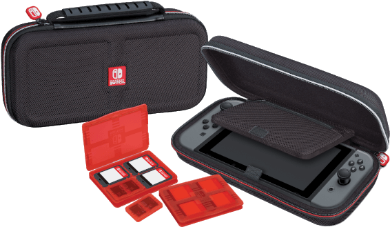 Does The Switch Really Warp/bend Though - Nintendo Switch Game Traveler Deluxe Case (600x600), Png Download