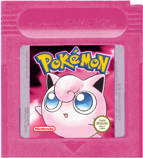 Pokemon, Pink, And Jigglypuff Image - Pokemon Yellow Gameboy Color Gbc (400x324), Png Download