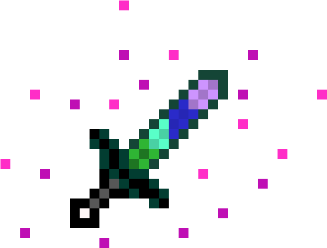 Minecraft Suite Sword - Diamond Sword Minecraft Png (960x860), Png Download