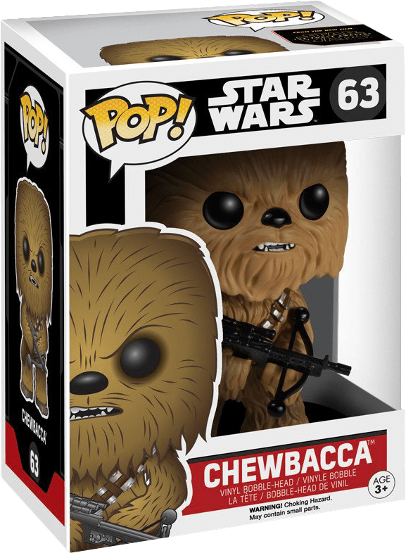 Chewbacca Vinyl Bobble-head - Funko Pop Star Wars Chewbacca (577x786), Png Download