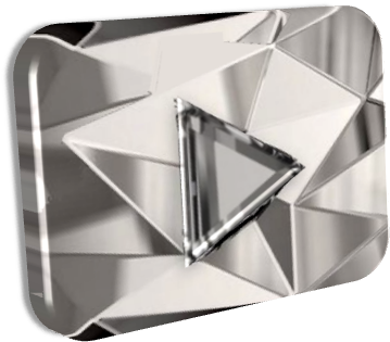Diamond Play Button Png - Youtube Diamond Play Button Png (372x332), Png Download