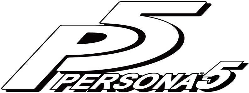 Persona 5 Logo Png (800x300), Png Download