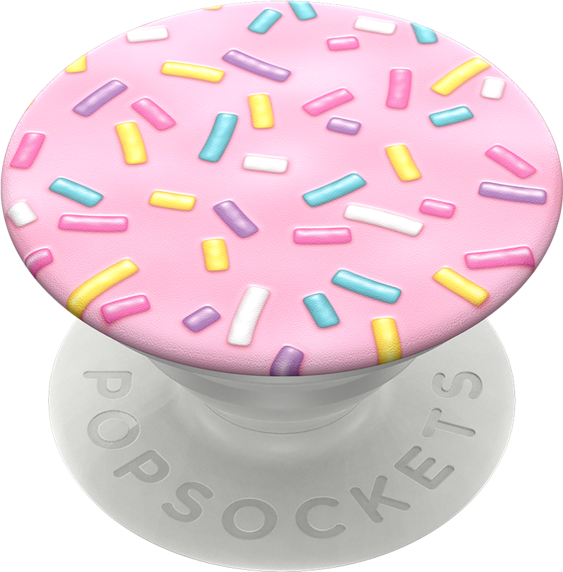 Sprinkles, Popsockets Sprinkles - Pink Sprinkles Popsocket (989x1000), Png Download