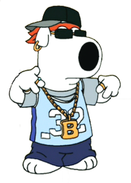 Brian Family Guy Gangster - Gangster Family Guy Brian (431x600), Png Download