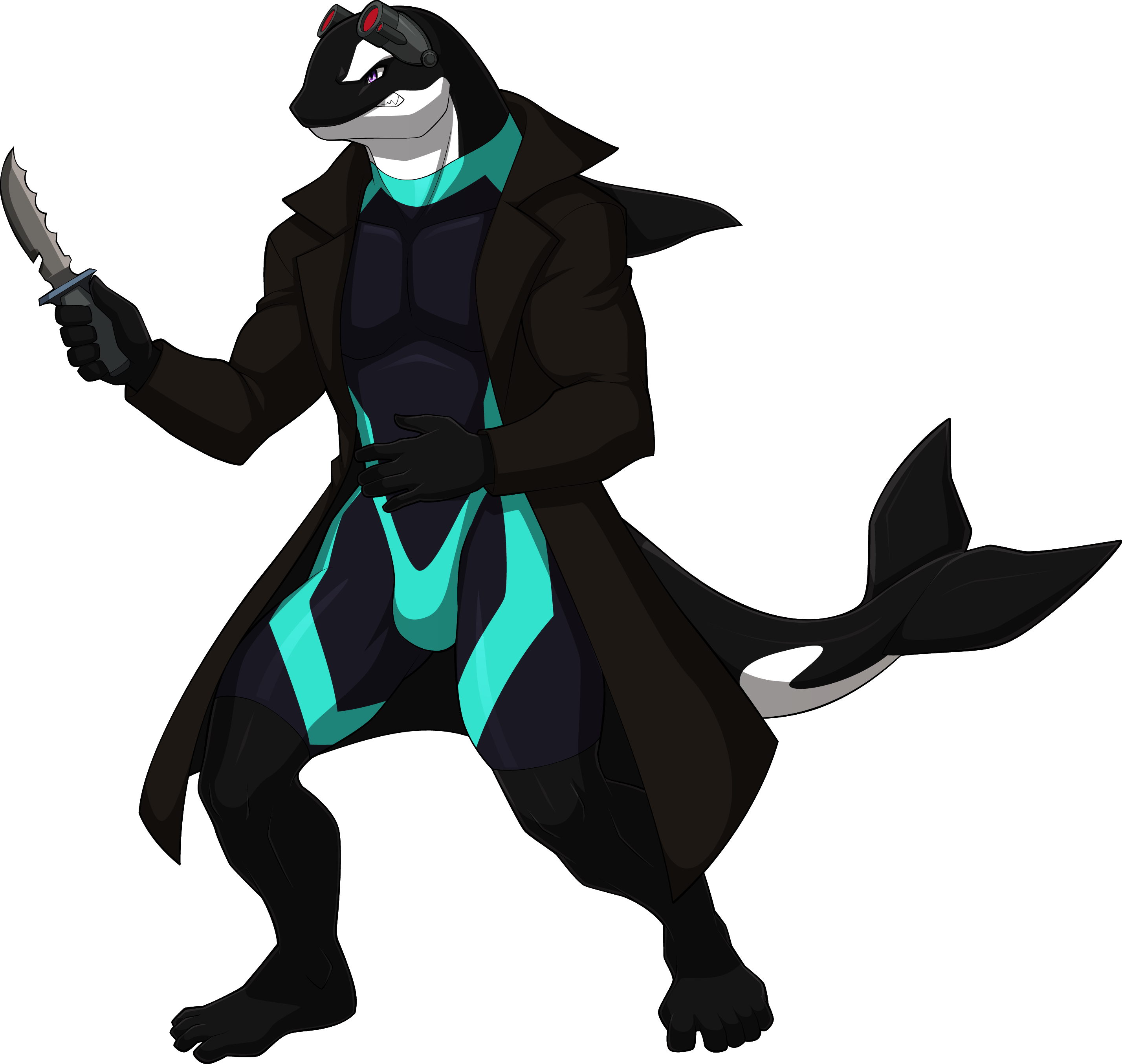 Aquatic Gangster - Illustration (2856x2708), Png Download