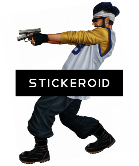 Gangster - Airsoft Gun (465x558), Png Download