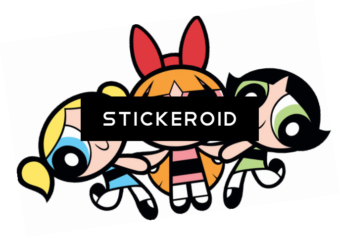 Powerpuff Girls Holding Hands - Powerpuff Girls (687x481), Png Download