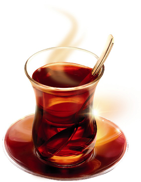 About Turkish Cooking - Turkish Tea Cups Png (687x921), Png Download
