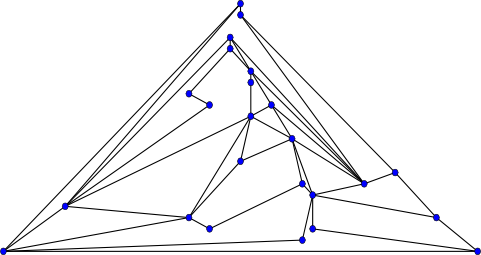 Chrobak-payne Straight Line Drawing - Planar Straight Line Graph (481x255), Png Download