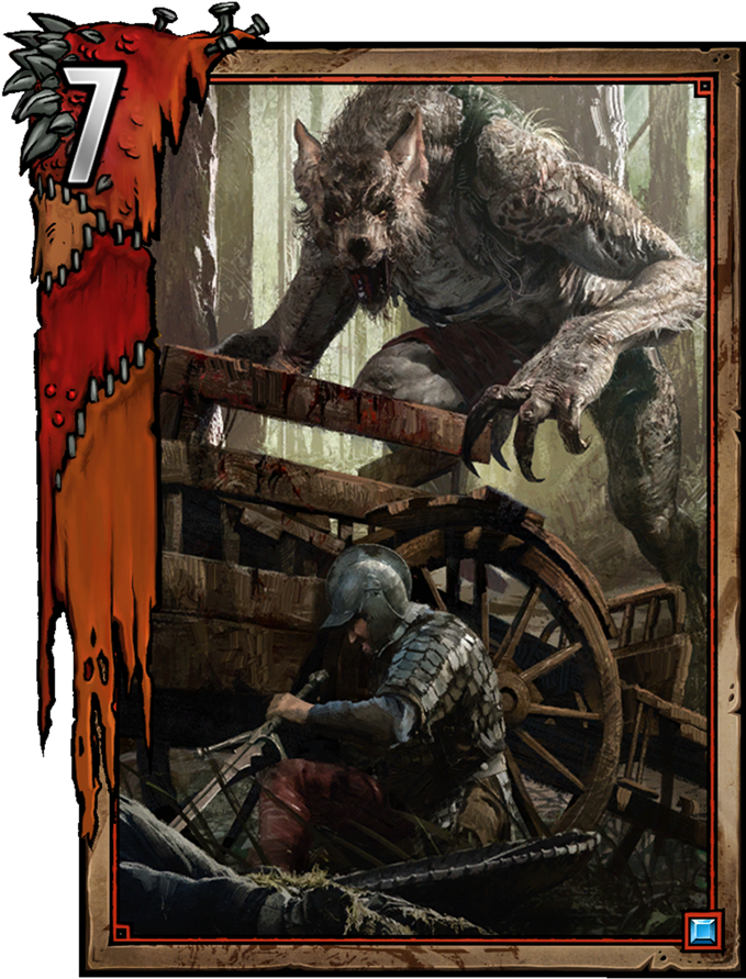 Werewolf - Gwent Werewolf (775x1048), Png Download