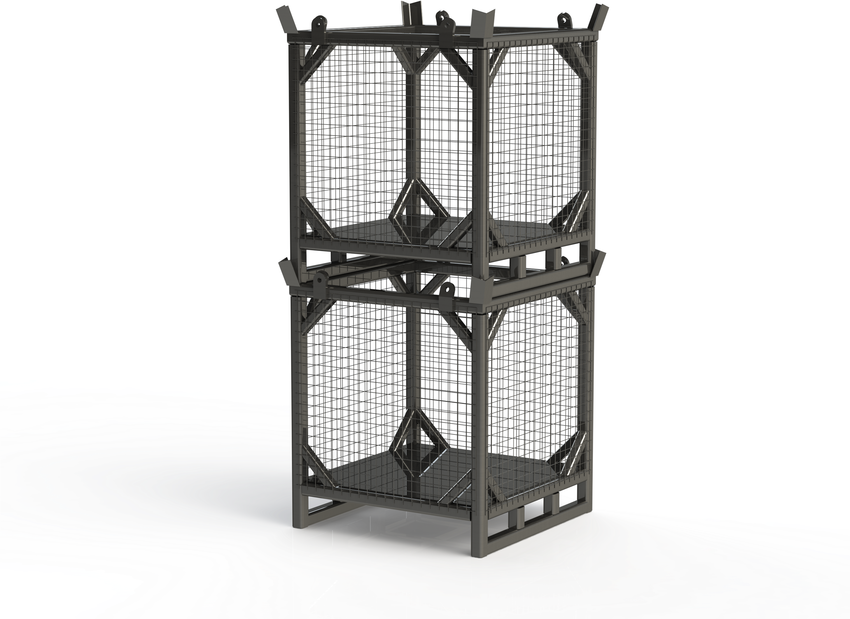 Stackable Transport Cage - Furniture (2913x2250), Png Download