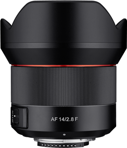 1557311669 - Samyang 14mm F 2.8 Autofocus Nikon (750x540), Png Download