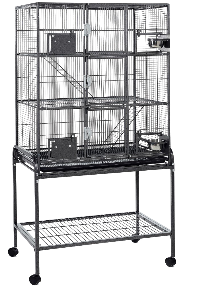 Little Friends Triple Metal Rat Chinchilla Ferret Cage (1080x1080), Png Download