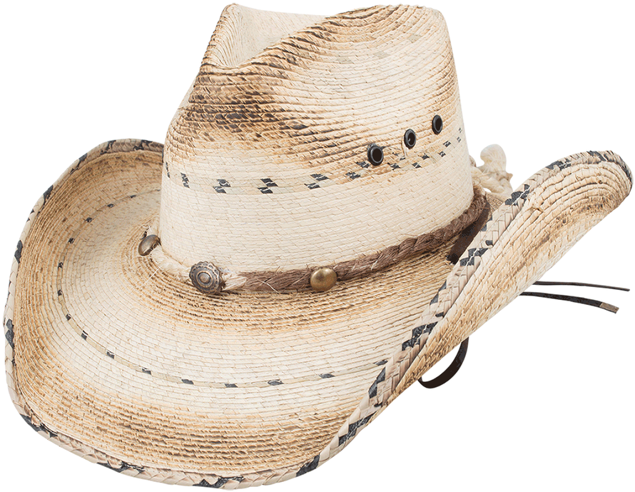 Bullhide 15x Running Iron Straw Hat - Pinto Ranch (1000x698), Png Download