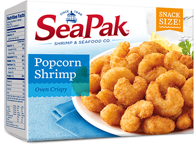 18 Oz - Seapak Shrimp, Popcorn, Oven Crispy, Family Size! - (410x380), Png Download