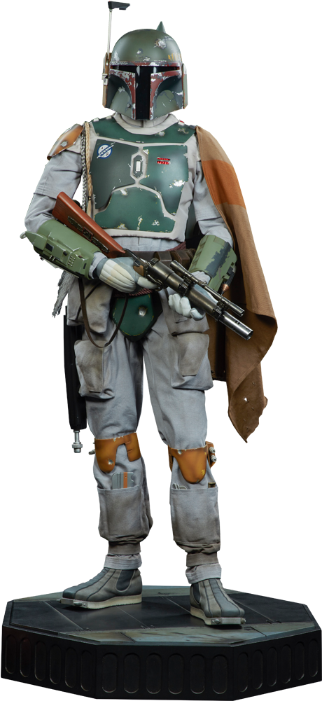 Boba Fett Legendary Scale Statue - Boba Fett (480x1000), Png Download