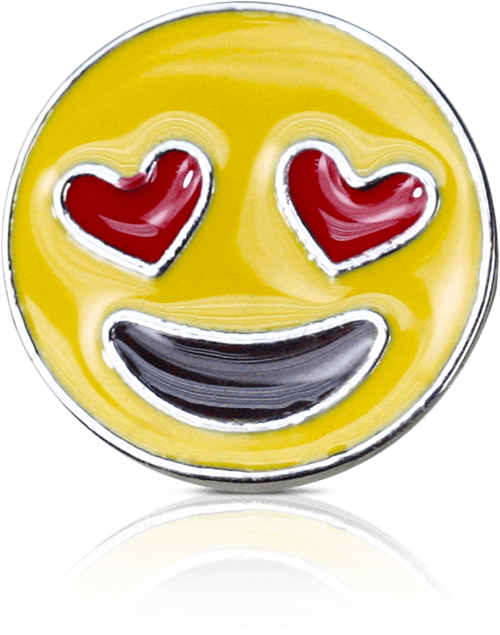 Heart Eyes Emoji - Smiley (500x635), Png Download