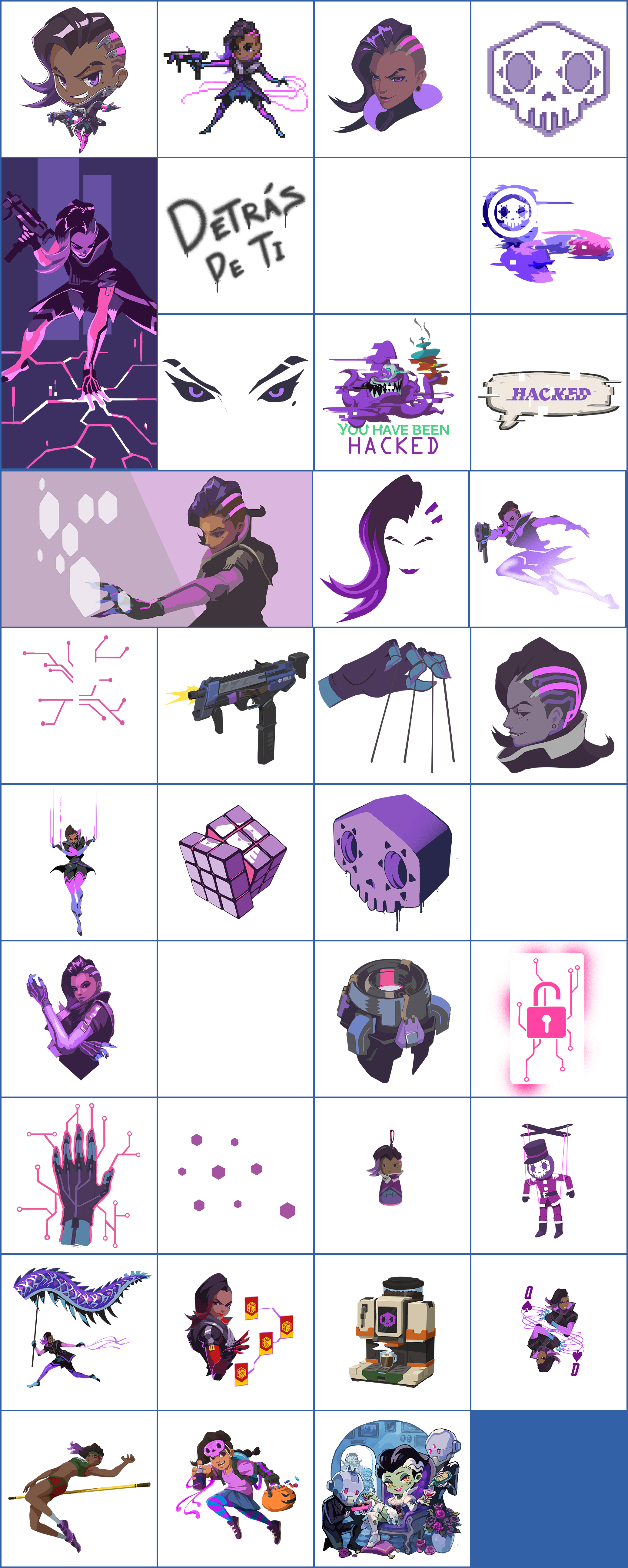 Click For Full Sized Image Sombra - Sombra (2073x5175), Png Download