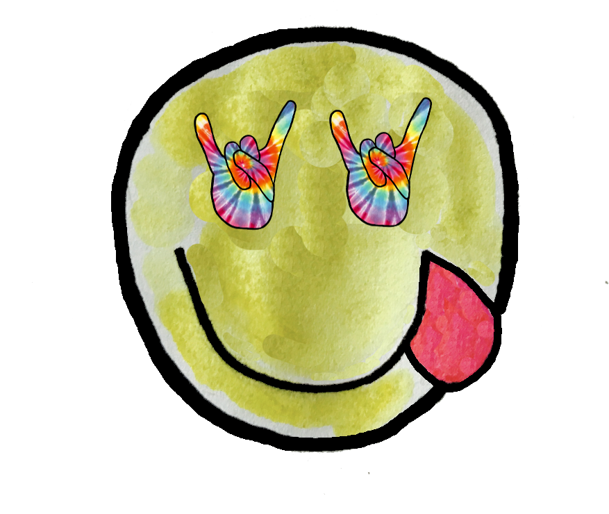 Rock On Emoji Eyes - Jewish People (944x772), Png Download