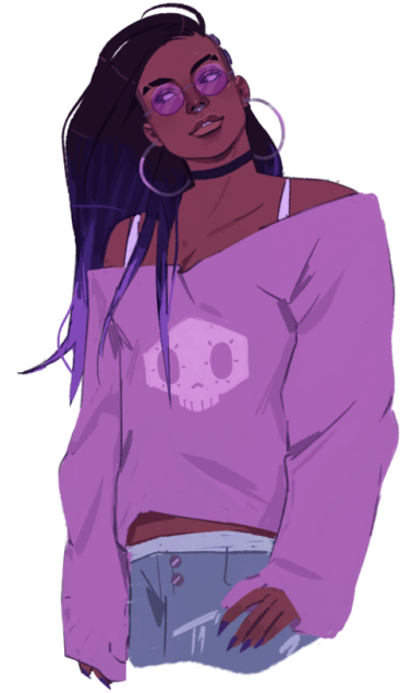 Sombra Overwatch (500x723), Png Download