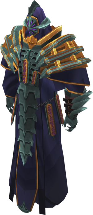 Zaros, The God To Whom This Mask Is Dedicated - Runescape Zaros God (300x694), Png Download