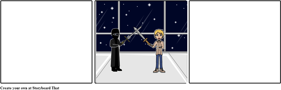 Luke Skywalker Vs Darth Vader - Cartoon (1164x385), Png Download