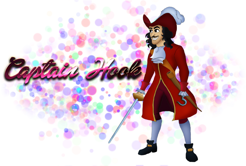 Free Png Captain Hook Png Images Transparent - Disha Name (850x532), Png Download