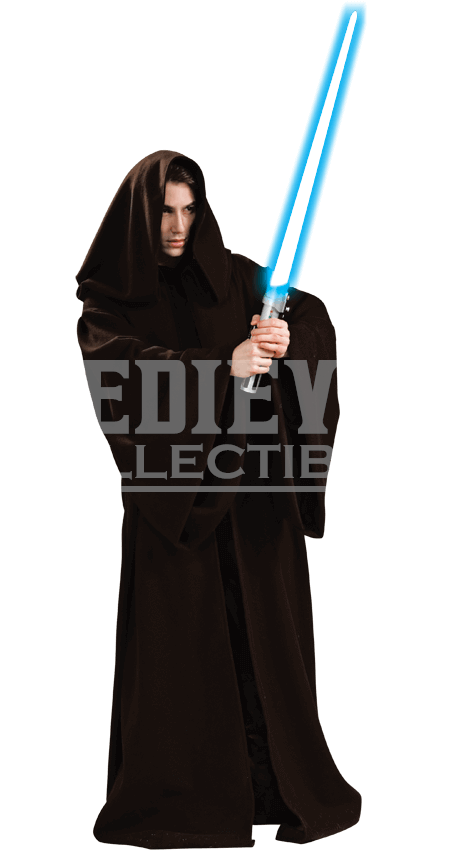 Super Deluxe Adult Jedi Knight Robe - Sith Lord Robe Costume (850x850), Png Download