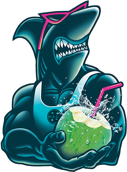 In Product Branding And Clothing - Maui And Sons Shark Png (438x600), Png Download