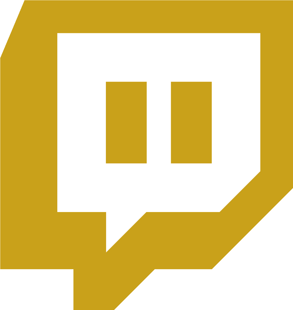 Download 5b610a4e77461 Twitchgold - Thumb - - Gold Twitch Logo Png PNG
