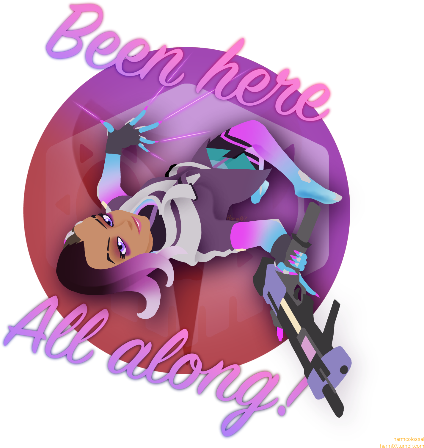 Harmcolossal Harmo7 - Tumblr - Com - Sombra (1600x1600), Png Download