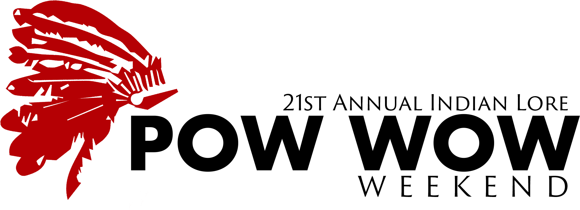 December 2, 2018 • Camp Charles F - Pow Wow Logo (2046x774), Png Download
