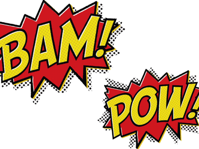 Pow Png - Roy Lichtenstein Pop Art Bang (640x480), Png Download
