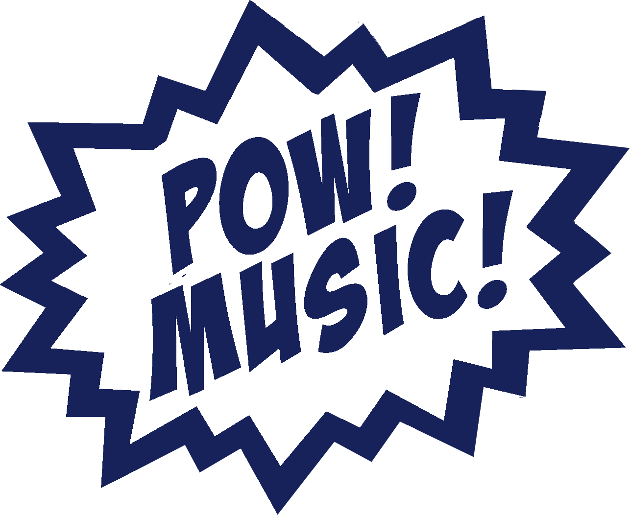 Pow Music - Pow Speech Bubble (1286x1052), Png Download