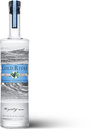 Experience The True Taste Of Wild Blueberries With - Cold River Vodka - 750 Ml Bottle (600x500), Png Download