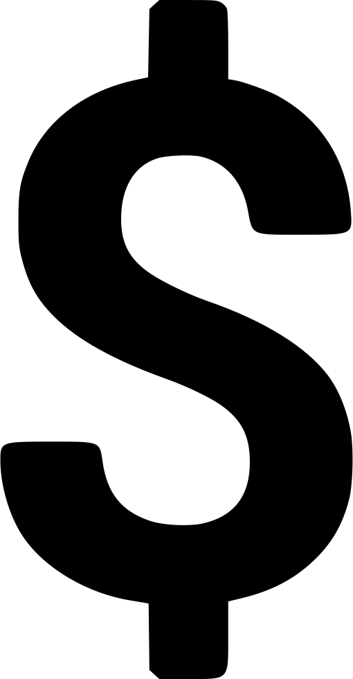 Dollar Sign - - Portable Network Graphics (510x980), Png Download