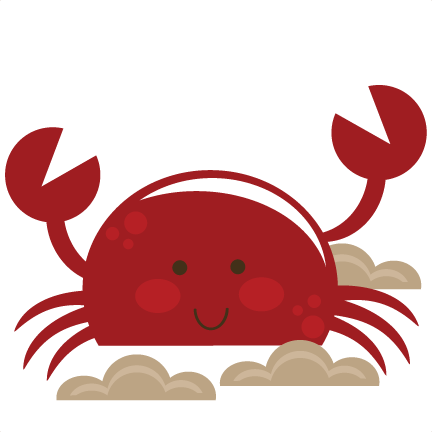 Cute Crab Svg Cut File For Scrapbooking Crab Svg Cut - Computer File (432x432), Png Download
