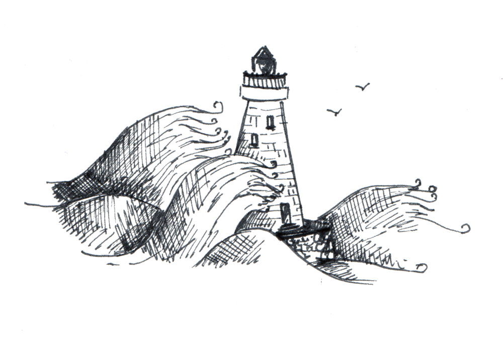 Lighthouse (1000x687), Png Download