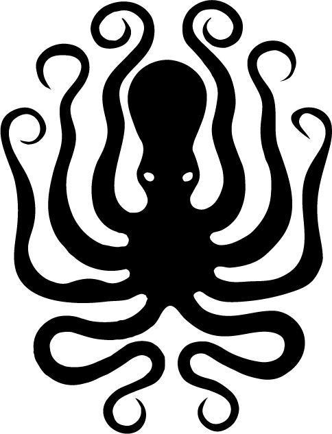 Clip Arts Related To - Ancient Greek Octopus Design (484x633), Png Download