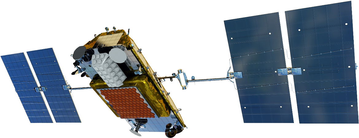 Iridium Next Satellite Png (1258x491), Png Download