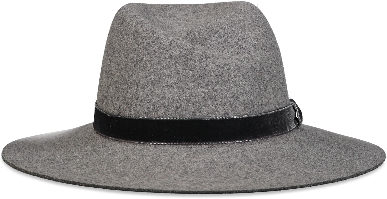 Zoe Fedora Light Heather Grey - Women's Rag & Bone Zoe Fedora (1280x1920), Png Download