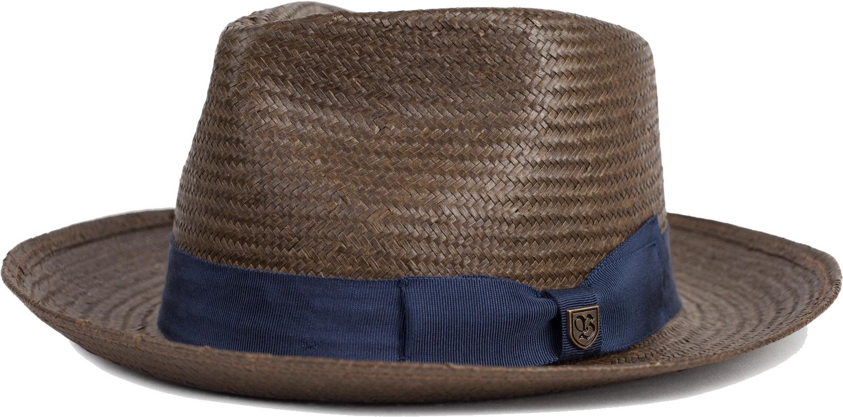 Presley Fedora Brown/navy - Brixton Presley Fedora Hat - S - Brown/navy (2000x1333), Png Download