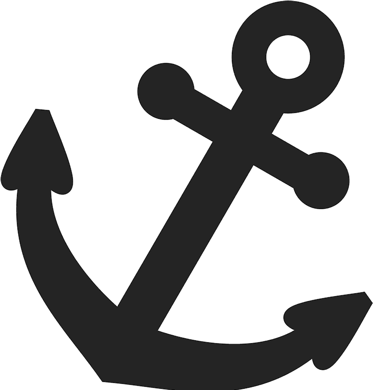 Anchor Stamp At Angle Stamp - Clip Art Anchor (800x800), Png Download
