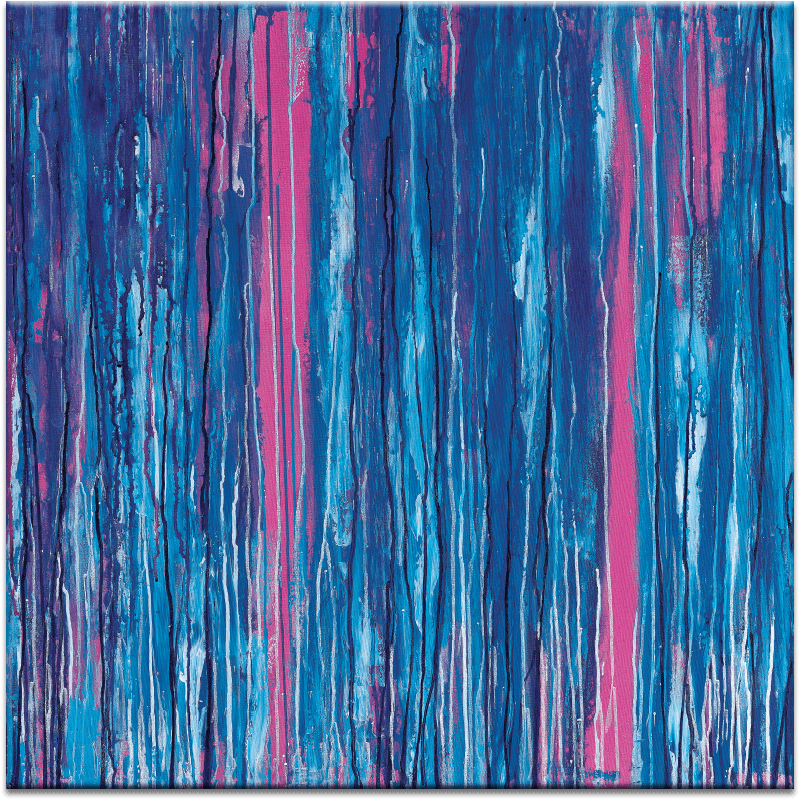 Wasted - Artist Lane Wasted By Rebecca Vincent Painting Print (900x900), Png Download