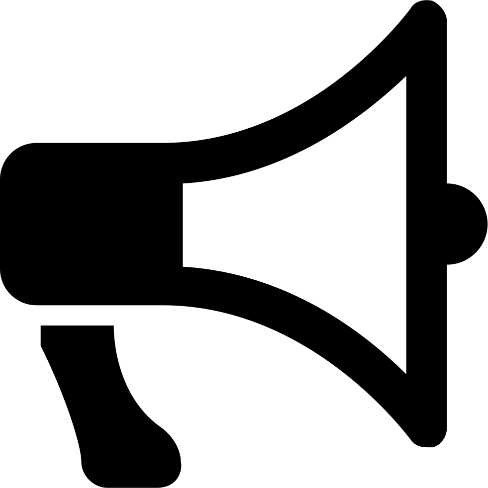 Png File Svg - Megaphone Icon Png (981x982), Png Download