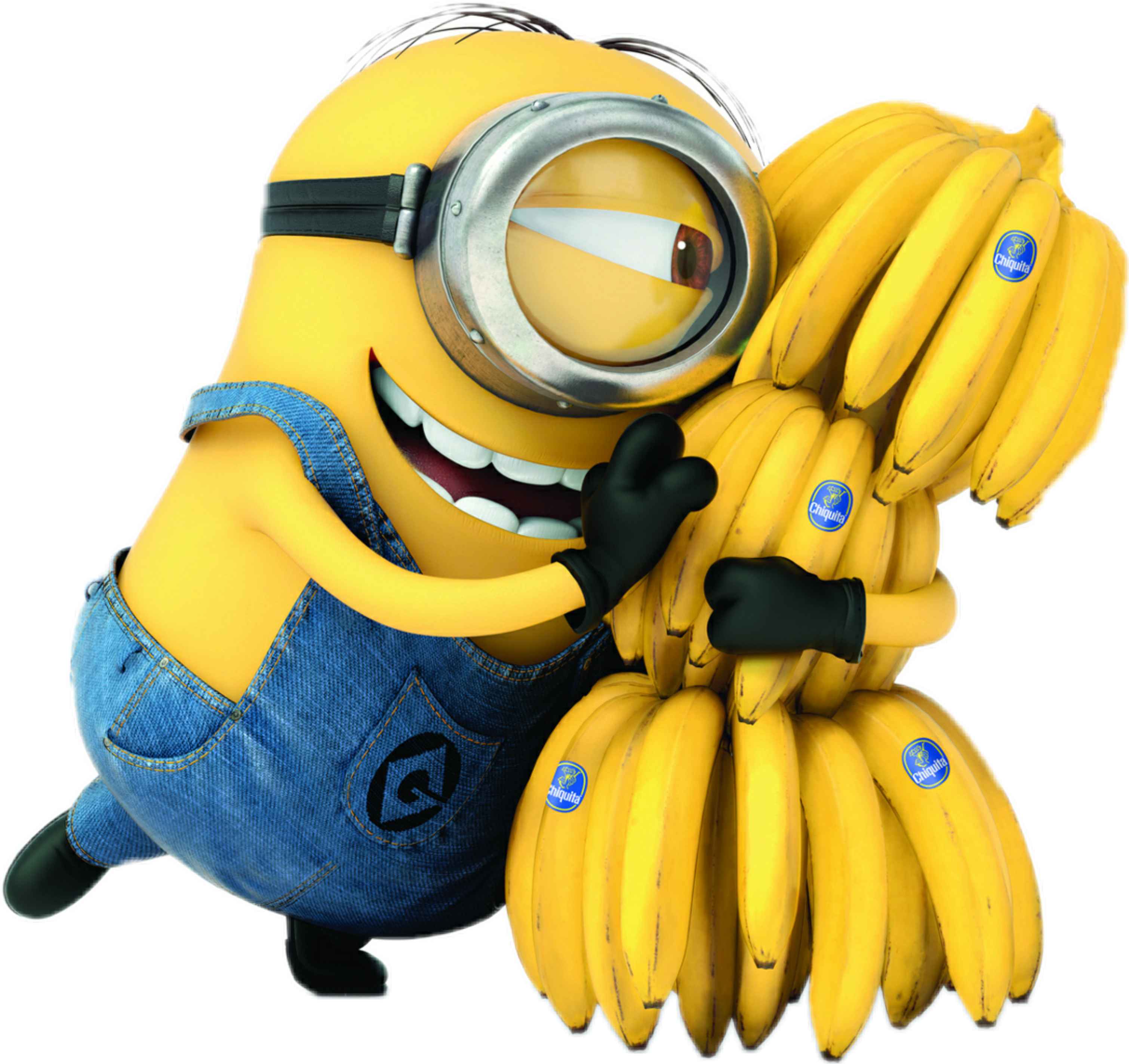 Meu Malvado Favorito Minions E As Bananas Png - Minions Com Banana Png (3020x2845), Png Download