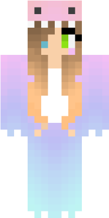 Lolo131 - Minecraft Skin Girl In Onesie (432x432), Png Download