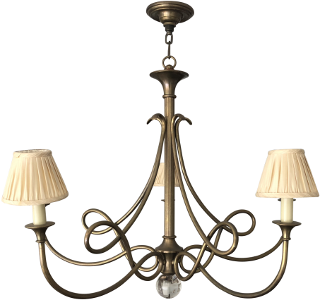 Visual Comfort - Chandelier With Loop (736x460), Png Download