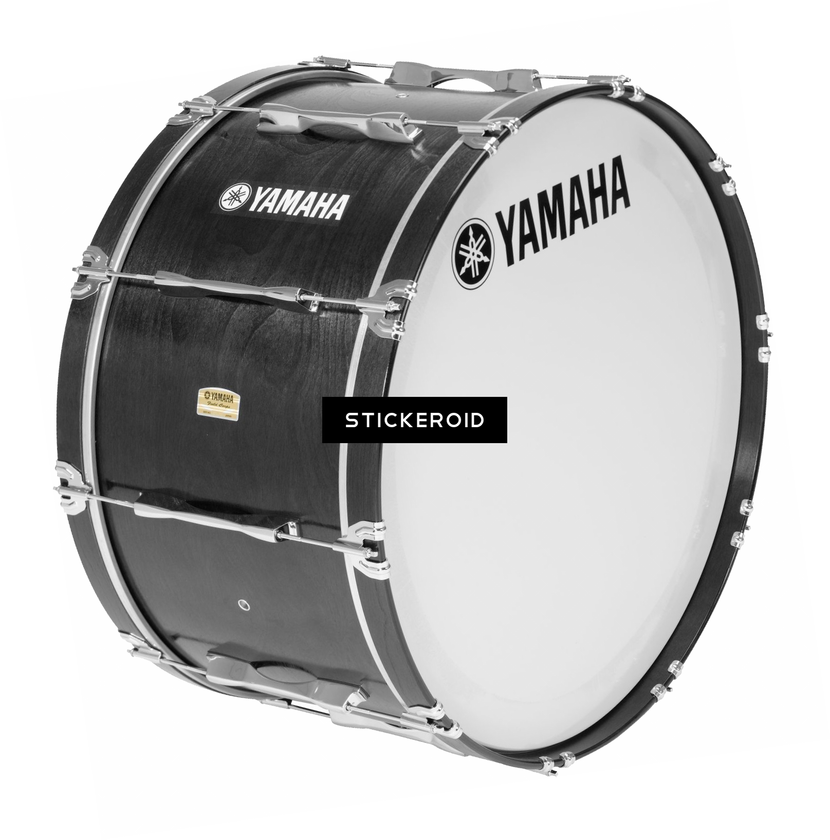 Drum Objects - Yamaha Absolute Maple Hybrid - Bastrumma 22 X 18 - (1615x1634), Png Download