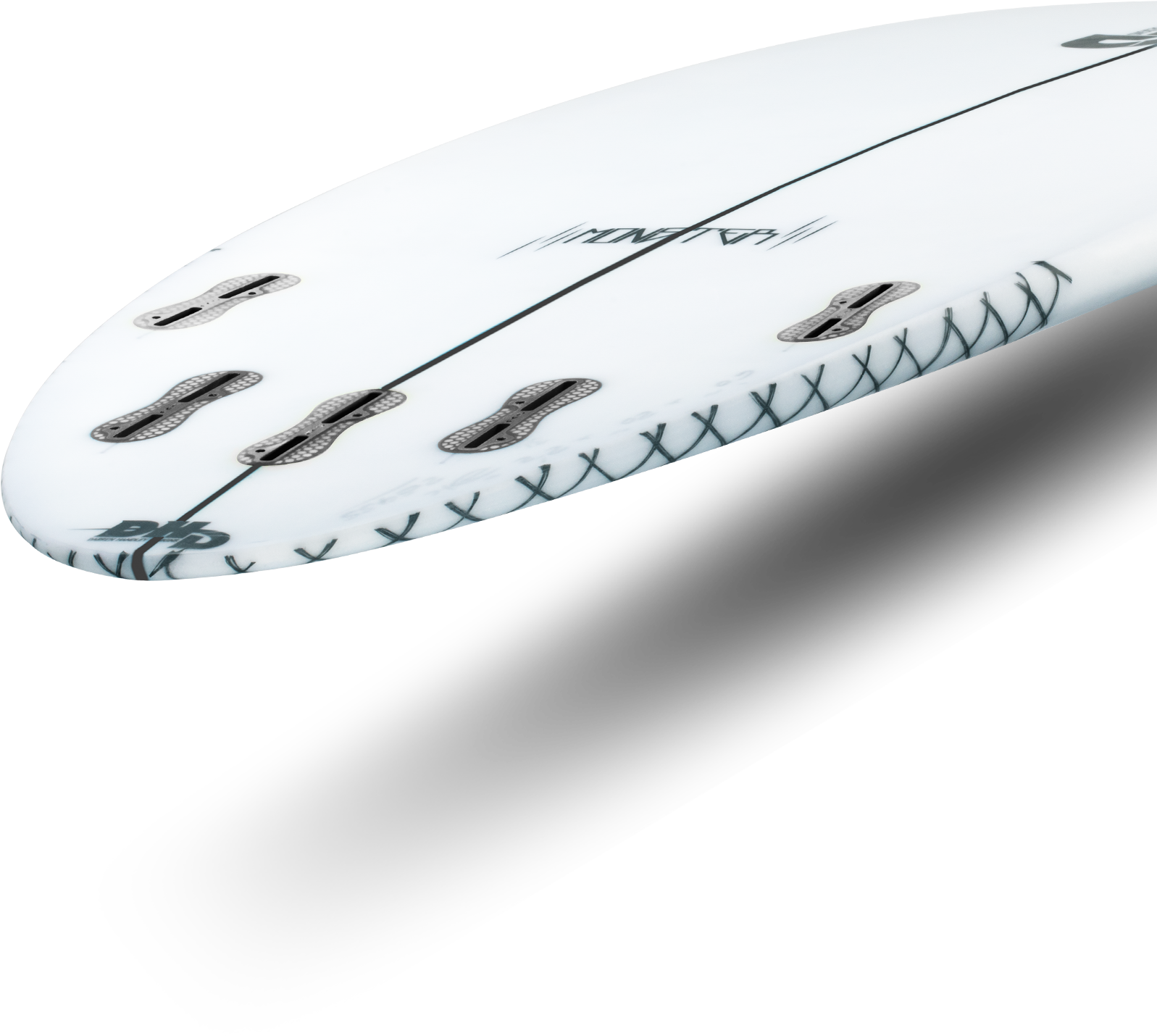 Dhd Monster Surfboard - Skateboard Deck (1600x2071), Png Download